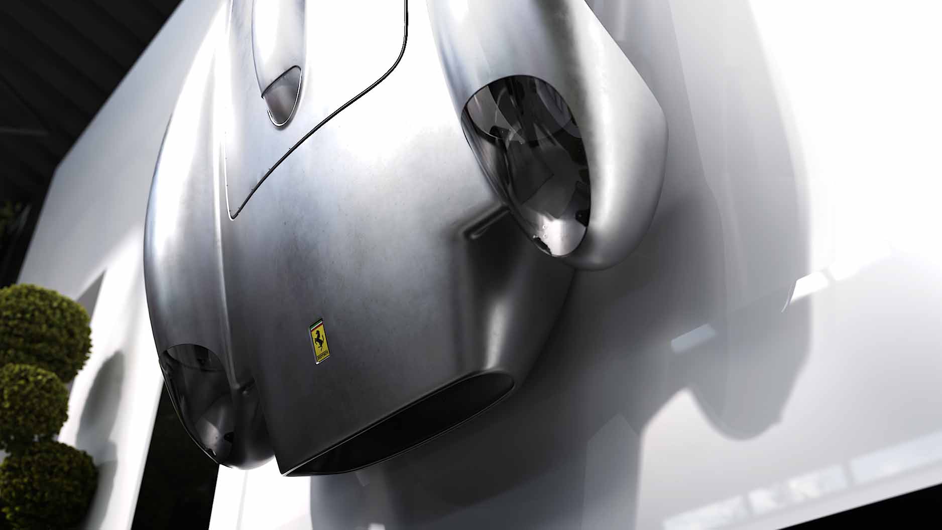 You could own this Ferrari Testa Rossa J sculpture for a cool